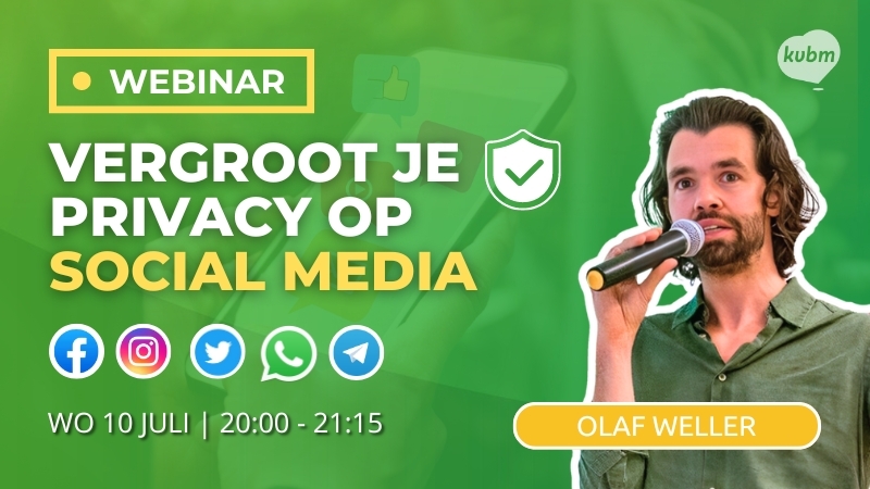 Webinar Vergroot je privacy op social media