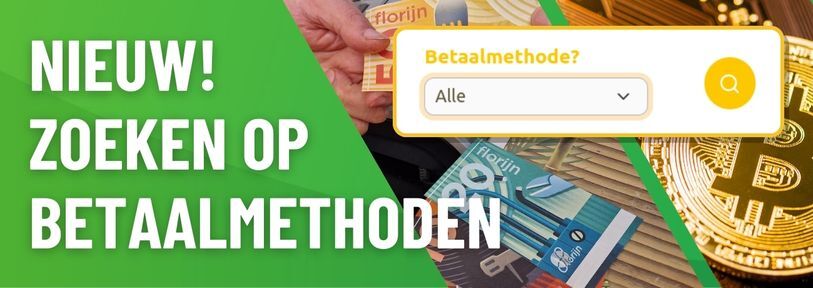 Nieuw! Zoeken op betaalmethoden